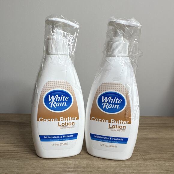 White Rain Other - White Rain Cocoa Butter Body Lotion Moisturizer Pump 12 fl oz (2 Pack)